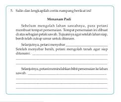 * seperti padi hampa makin lama makin mencongak ~ orang yang bodoh makin lama makin sombong. Melengkapi Cerita Rumpang Menanam Padi Brainly Co Id