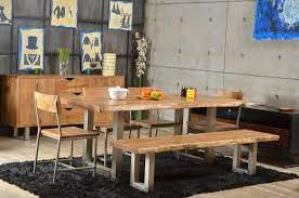Check spelling or type a new query. Live Edge Single Slab Modern Rustic Industrial Iron Base Dining Table Bench Industrial Esszimmer San Francisco Von Sierra Living Concepts Houzz