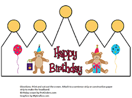 Birthday Crown For Boy Printable Birthday Crowns Certificates Chart For Your Classroom Preschool Birthday Classroom Birthday Birthday Crown