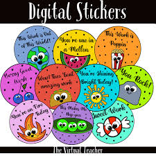 This #1 selling teacher binder is editable and customizable! Digital Stickers Positive Feedback For Online Learning Made By Teachers