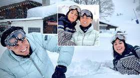 Born 5 february 1985) is a portuguese professional footballer who plays as a forward for serie a club. Brrr Onaldo Cristiano Ronaldo Celebrates His 36th Birthday In A Winter Wonderland With Partner Georgina Rodriguez Video Rt Sport News