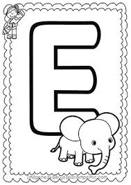 Dibujos para colorear de las vocales ✏️ Mayúsculas-Colorear dibujos,letras, Actividades infantiles