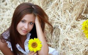 Free download hd or 4k use all videos for free for your projects Hd Wallpaper Women Model Brunette Long Hair Face Smiling Flowers White Dress Straw Yellow Flowers Wallpaper Flare