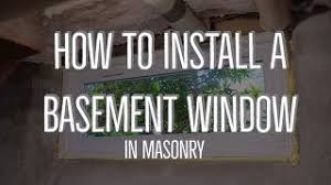 Purchase your inexpensive hopper windows from a certified dealer who will also guarantee the proper installation of them on your residential home in durham, nc. How To Install A Basement Window In Masonry Youtube