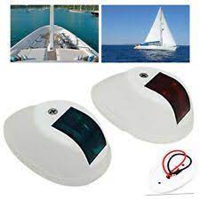 Red Green Marine Boat Starboard Led Bow Navigation Light Side Mount Lamps Marine Boat Navigation Lights Boat