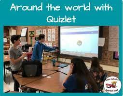 Around The World Game Using Quizlet No More Printing Flashcards Edtech Wlchat Around The World Games Foreign Language Learning Language Teaching