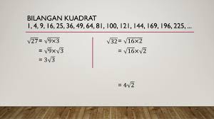 169 gibt es bei ebay! Menyederhanakan Akar Matematika Kelas Ix Youtube