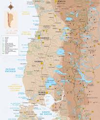 15 июня 2021 в 02:00. Carte Patagonie Nord Chili Et Argentine Map North Patagonia Chile Argentina