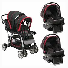 Double Stroller With Car Seat For Infant And Toddler Baby Car Seats Car Seats Twin Strollers