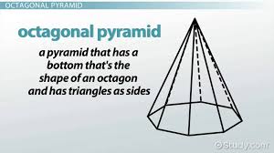 How to find the surface area of a pentagonal and a hexagonal pyramid. Volume Faces Vertices Of An Octagonal Pyramid Video Lesson Transcript Study Com