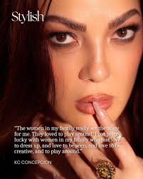 Fame and glamour are things KC literally grew up surrounded with. She's  after all already so famous even before her birth, as media members and  showbiz devotees had long awaited her becoming