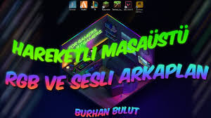 Hareketli Masaustu Arka Plan Yapmak Ucretsiz Rgb Wallpaper Engine Son Surum Youtube