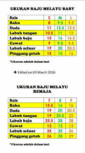 Ahmad danial ahmad suhairi disahkan mengidap kanser otak tahap. Ukuran Saiz Baju Melayu Seluar Pelikat Lalalala Facebook