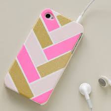 And mix with a little pink & gold. 10 Diy Phone Case Ideas