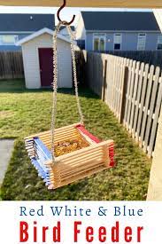 Hi everyone!in this instructable i'm going to show you how to make a pretty swing bench bird feeder out of scrap. Popsicle Stick Bird Feeder Craft