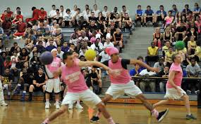 A dodgeball player doing a ball. Dodgeball Is A Tool Of Oppression Used To Dehumanize Others Researchers Argue The Washington Post