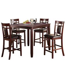 We did not find results for: Benjara Swish 5 Piece Brown Cashew Wood Counter Height Dining Set Bm167134 The Home Depot