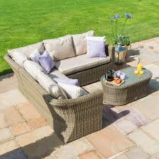 Great savings & free delivery / collection on many items. Rattan Garden Furniture Winchester Small Sofa Corner Set Oak Furniture House