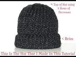How To Loom Knit A Chunky Beanie Hat Pt 1 Loom Knit Hat Loom Knitting Patterns Loom Hats