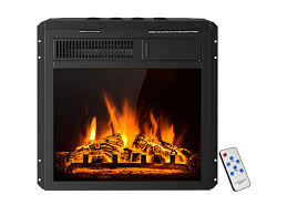 4.7 out of 5 stars. Costway 22 5 Electric Fireplace Insert Freestanding Recessed Heater Log Flame Remote Black Stacksocial