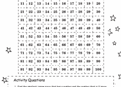 Hundreds Chart Puzzle Worksheet Education Com