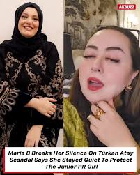Maria B reveals she stayed quiet for the junior PR girl involved in  handling Türkan Atay and says a small misunderstanding was blown out of  proportion. #Akbuzz #mariab #turkanatay