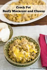 This cheeseburger macaroni will be a hit with your kids, making you a dinnertime superhero! Crock Pot Beefy Macaroni And Cheese Flour On My Face
