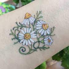 Chamomile Stability Temporary Tattoo Tattoos Tattoo Project Flower Tattoo Designs