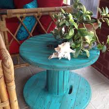 Wooden Spool Casters Free Ace Hardware Paint Fun Patio Table By Patina D Porch Wooden Spools Wooden Spool Tables Spool Furniture