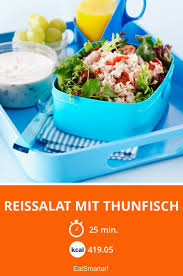Reissalat Mit Thunfisch Rezept Reissalat Mit Thunfisch Reissalat Rezepte