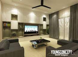 Living hall design in the saffron, sentul (1087 sq ft) 7. Double Storey House Interior Design Living Room Malaysia House Storey