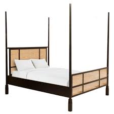 Bed for big cats supplies hand woven rattan soft bed round wicker cat bed basket nest breathable mat pet sleeping bed cool comfortable perledextremeorient sale price $34.00 $ 34.00 $ 40.00 original price $40.00 (15% off) add to favorites more colors dog bed, handmade dog bed, dog lounger, dog seat, basket dog bed. Josephine Coastal Beach Black Wood Woven Cane Poster Bed Queen Queen Kathy Kuo Home