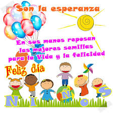 Imágenes hermosas con lindos mensajes para saludar a todos los niños en su  dia