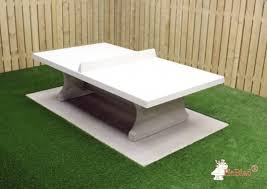 A homemade ping pong table provides hours of enjoyment. Concrete Ping Pong Table Cornered Outdoor Kickerkult Onlineshop