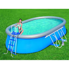 Bestway Kit Piscine Autoportante Ovale Fast Set 732 X 366 X 122
