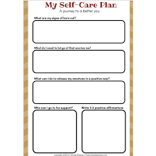 In Honor Of September Being National Self Care Awareness Month I Created A Customizable Self Care Plan Template For Self Care Care Plans How To Better Yourself