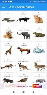 There are so many wonderful creatures to see, but where to start? Download A To Z Animal Names Alphabet By Animal Pics Sound Free For Android A To Z Animal Names Alphabet By Animal Pics Sound Apk Download Steprimo Com