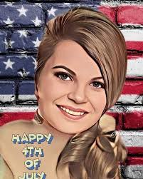 Happy Fourth Of July greetings from Kathy Garver