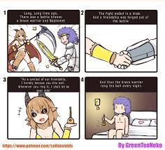 Every single night | GreenTeaNeko | Fun comics, Funny comics, Anime funny