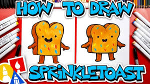 How To Draw Sprinkle Toast From Youtube Kids Art For Kids Hub Art For Kids Hub Youtube Kids Art For Kids