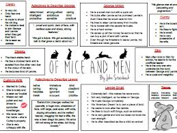 Of Mice And Men Revision Learning Mat Of Mice And Men Mice And Men Quotes Mouse
