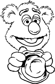 The Muppets Good Fozzie Bear Coloring Pages Bear Coloring Pages Coloring Pages Coloring Books