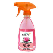 How to make homemade hand sanitizer gel. Buy Floh Sharp Instant Hand Rub With Rose Oil Extract 70 Alcohol Alcohol Based Hand Sanitizer 500 Ml Spray Bottle Online At Low Prices In India Amazon In