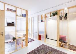 Murs Semi Transparent De Plexiglass Et Portes De Meuble Rangement Bright Workspace Living Design Office Renovation