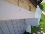 Aluminum fascia trim custom bent for DIY projects Trim Bender