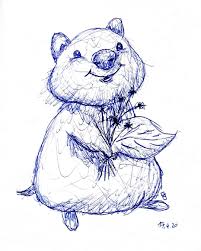 Pin By Silly Tilly On Quokka Cool Drawings Quokka Art Inspiration
