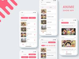 Anime App Mobile App Design App App Design