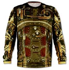 Mens Inknburn Steampunk Long Sleeve Tech Shirt