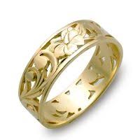 Hawaiian Wedding Band Hawaiian Wedding Ring Hawaii Wedding Ring Custom Wedding Rings Hawaiian Jewelry Jewelry