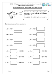 division maths worksheets for year 5 age 9 10 urbrainy com